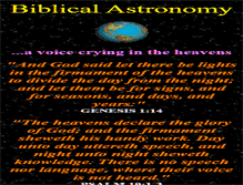 Tablet Screenshot of biblicalastronomy.com